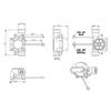 Hall Water Flow Sensor 1/4 3/8 Inch For Temperature Monitoring 0.3-6L/min Flow Meter