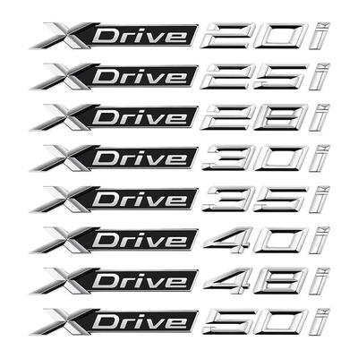 Xdrive 20i 25i 28i 30i 35i 48i 40i 50i Gövde Kapı Çamurluk Yan Kanat Amblem Araba Sticker X3 X4 X5 X6 X7 Aksesuarları