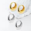 Minimalist Oval Ear Cuffs & Hoop Earrings: 2023 Trendy Niche Women's Jewelry