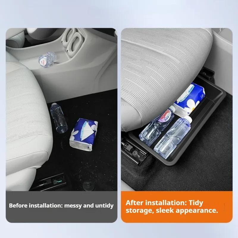 For LEAPMOTOR B10 Special Front Seat Storage Box Under Seat Organizer Expansion Modification Interior Accessory