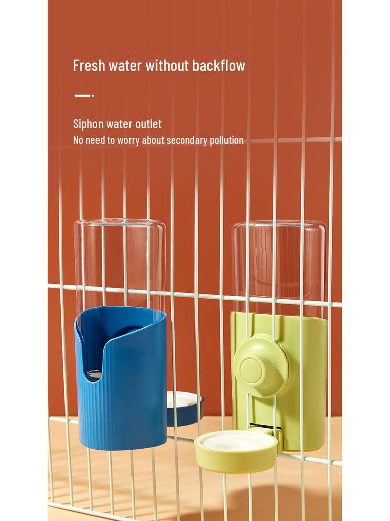 Pet Supplies: Leak-Proof and Bite-Resistant Round Head Water Bottle for Hamsters, Rabbits, and Chinchillas