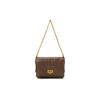 Charles & Keith Soft Chain Underarm Small Square Bag Women Shoulder Bag Black Ivory Brown CK2-80151356