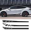 Car Vinyl Side Decals for Model Y Body Side Sticker Stripes Racing Style Decor Decal Modification Stickers 2Pcs