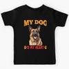German Shepherd Owner My Dog Is My Heart Kids T-Shirt