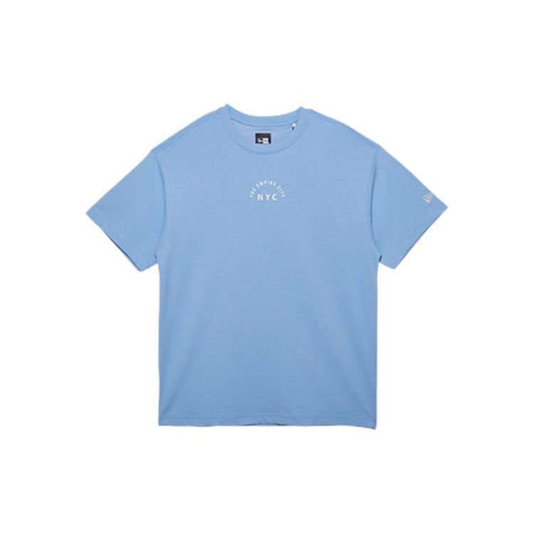 New Era FW22 MLB Letter Print Logo Short Sleeve T-Shirt Unisex T-Shirts Blue 13470706