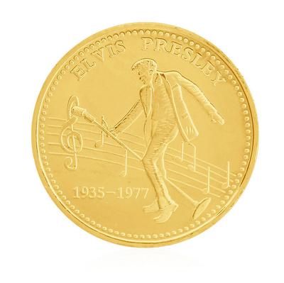 Amerikaanse Rockster Herdenkingsmunt 1935-1977 Metalen Muntcollectie Munt Ambachten ARI