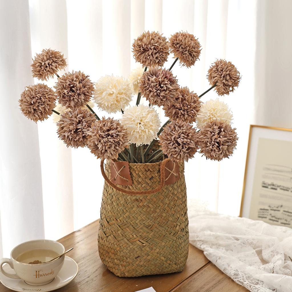 Silk Artificial Flowers Chrysanthemum Valentine's Wedding Home Room Yard Decor Wreath Bridal Bouquet Diy Gifts Props Accessories