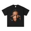 2026 AAP Rocky Unisex Vintage Print TShirt American Hip Hop Oversized High Street 100 Cotton Crew Neck Women And Men Tshirts