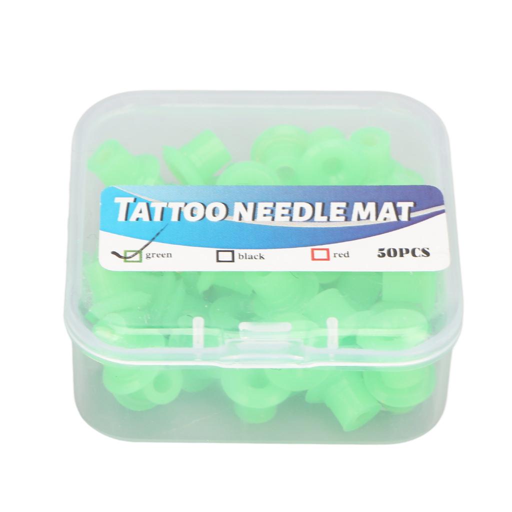 50pcs Borrachas de Agulha de Tatuagem Absorção de Choque Profissional Silicone Macio Mamilos para Máquina de Tatuagem