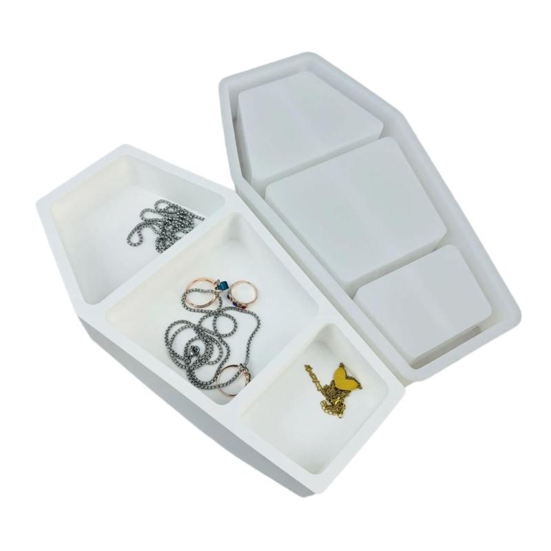 Resin Tray Molds for Making Jewelry Storage Tray Earrings Holder Tray X3UC