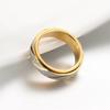 Stainless Steel Rings For Couples Vintage Fashion Jewelry Gift Stainless Steel Irregular Anti Stress