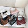 2025 Summer Luxury Vintage Underarm Bags Pu Leather Rivet Shoulder Bags Large Capacity  Commuter Travel Shoulder Bag