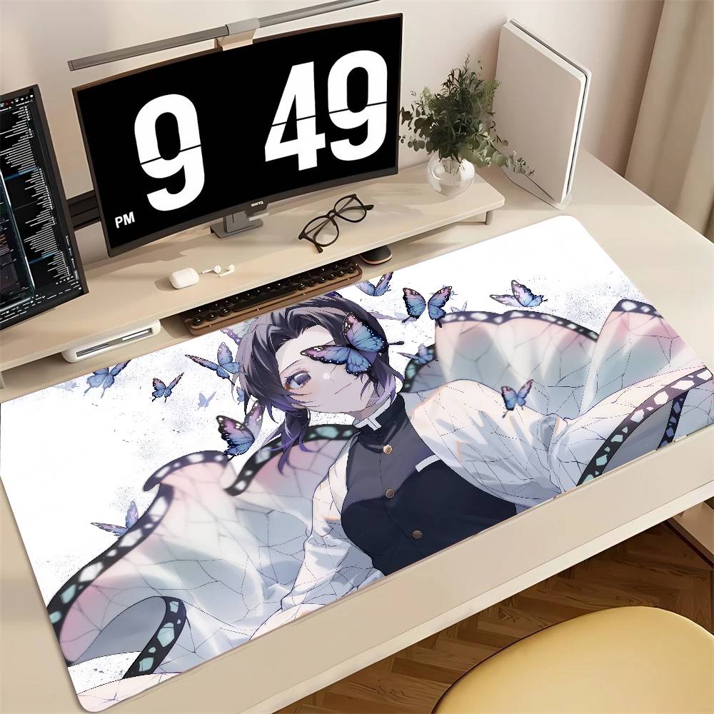 Demon Slayer Gaming Mouse Pad Large Anime Keyboard Mat Deskmat Laptop PC Gamer Accessories
