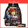 Durable Polyester Backpack With Minecraft Print And Pencil Case