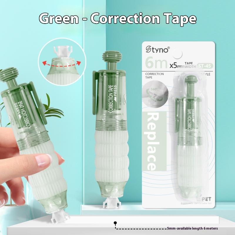 

1 Piece Reusable Tape Style Double-Sided Durable Plastic Essential Stationery For Students Sticking High Dot Pen