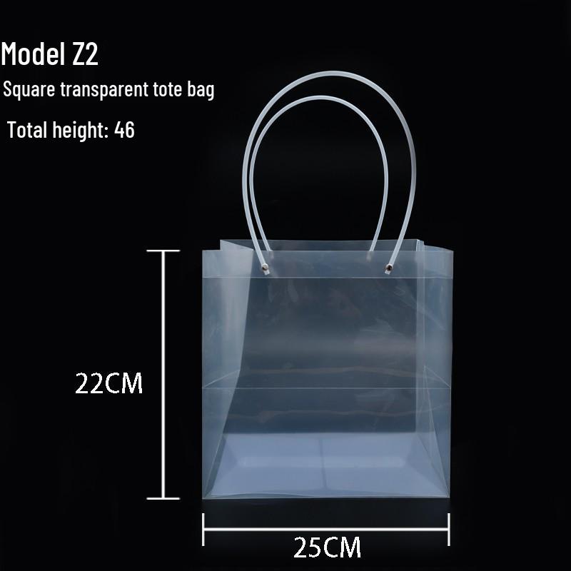 Macaron Flower Arrangement Tote - DIY Waterproof Paper Bag for Bouquets and Gift Packaging