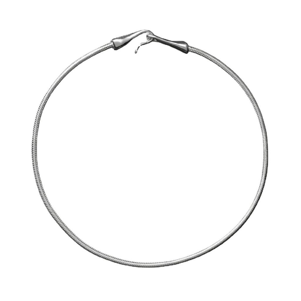 Simple Personality Unique Snake Bone Chain Copper Plated 18K Real Gold Collarbone Chain Niche Design Temperament Versatile Necklace