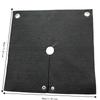 Black Color Welding Blanket 5mm Thick Heat Shield Mat Durable Fireproof Welding Mat  Plumbing Work