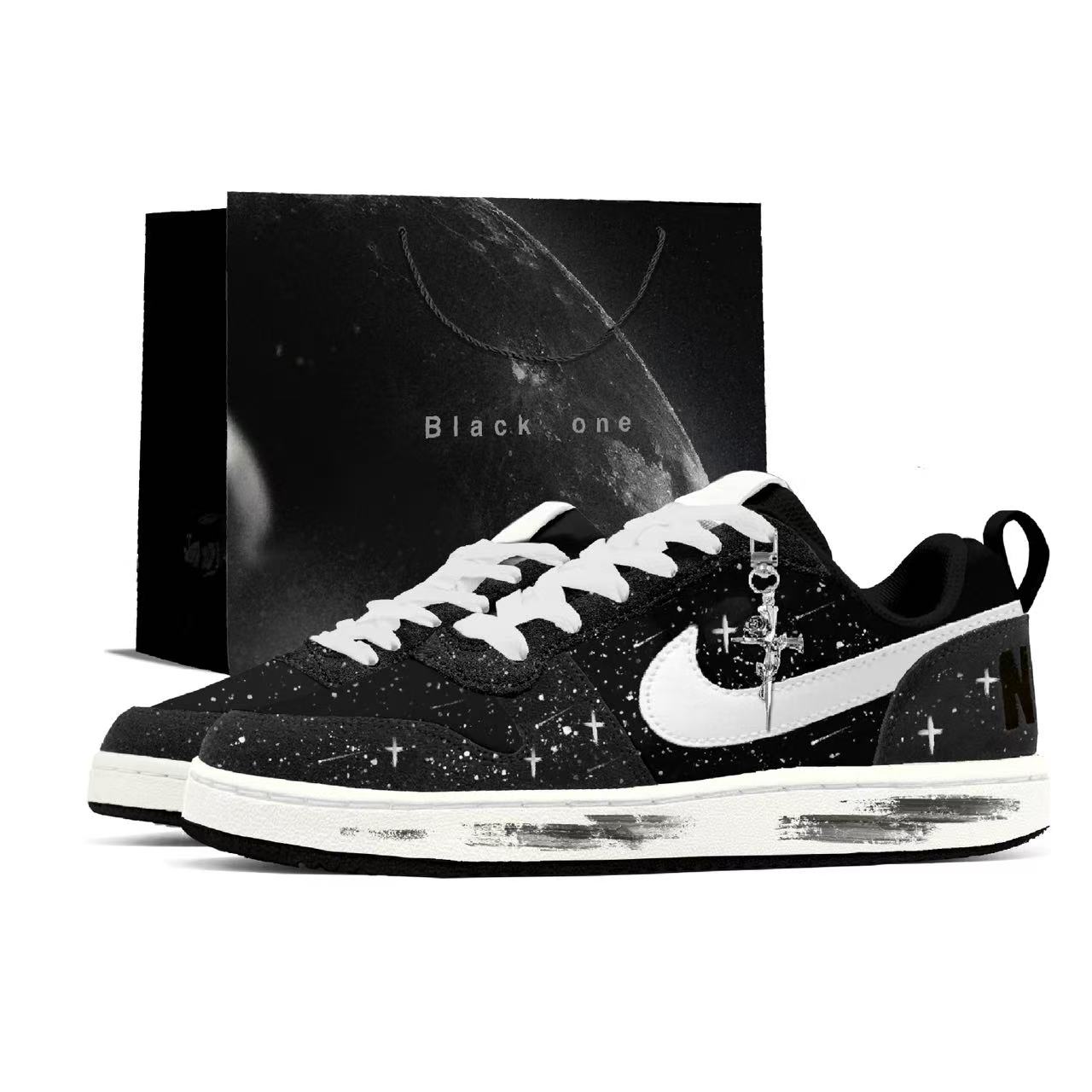 

Nike Court Borough Baby s Breath, Trendy Suede, Textile Thermal Slip Resistant Waterproof Cushioning Abrasion Resistant 844881-005(Team93--SBOX ) 42