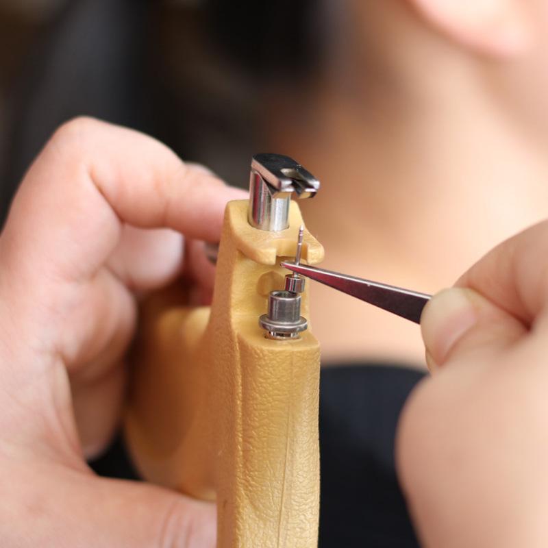 Stainless Steel Ear Piercing Gun with Cartilage Stud Earring Set