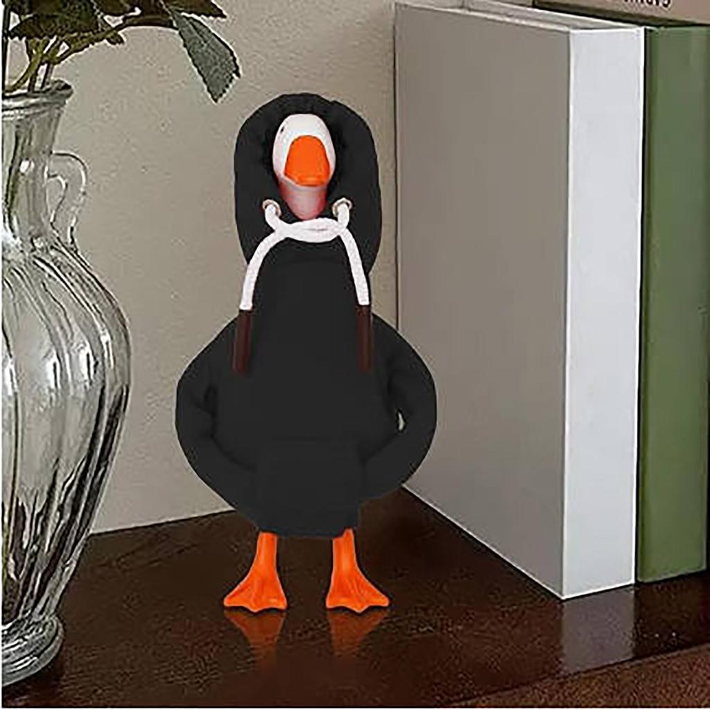 Desk Geese Costume - Hoodies Tabletop Animal Outfit Decor | 7 Inch Geese Statue Clothes Costume Decoration For Porch Tabletop Outdoor Party Holiday