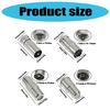 4Pcs Coaxials Cable Adapters F Male To TV9.5 Female RF Connectors For Aerials Signal Transfer