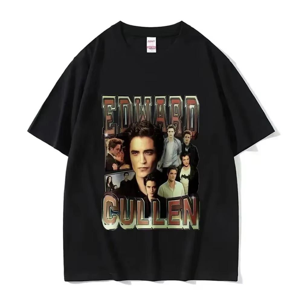 Daddy's Girl Robert Pattinson Men Women Print Cotton T Shirt Twilight Saga Vintage 90s Short Sleeve Tshirt Oversized T-shirts