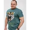 Summer Round Neck 3D Animal Pattern Print Top Fashionable Casual Short Sleeved Men's T-shirts