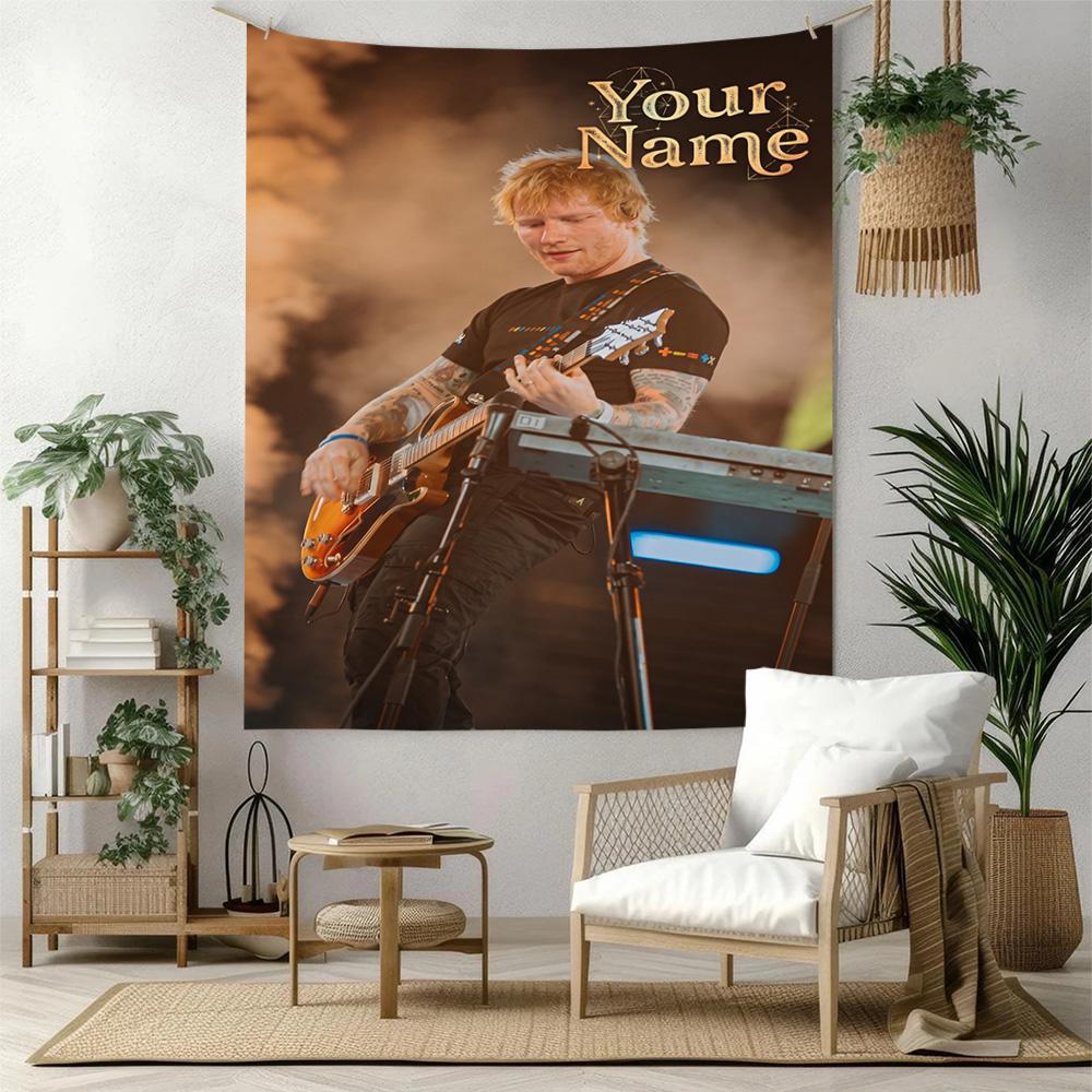 Sheeran Custom Tapestry Decorative Wall Tapestry Durable Comfort Perfect for Studio Apartment Multi-purpose for All Occasions