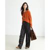 Demana Women's Retro Plaid Winter Casual Pants