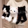 Cartoon Cute Pose Cat Doll Ragdoll Cat Three Tabby Cat Plush Toy Children Sleeping Pillow Doll Gift