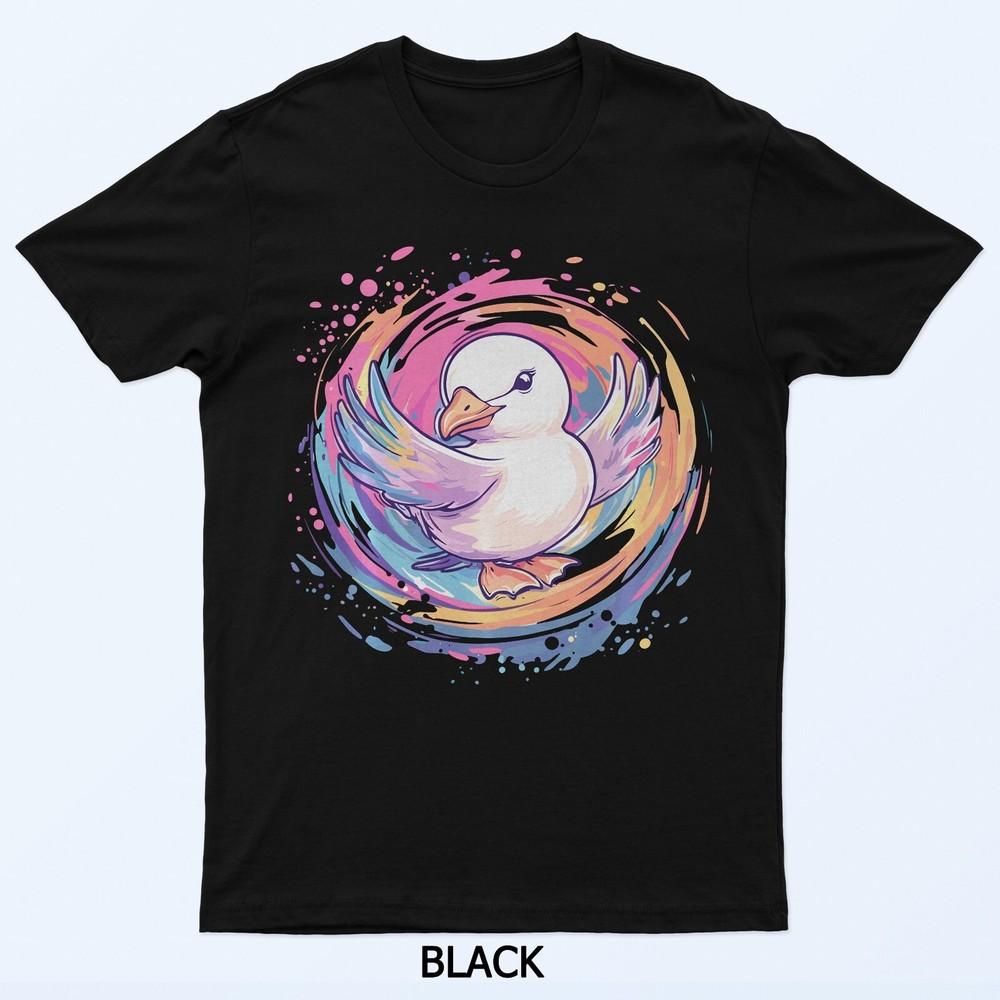 

Whimsical Bird Splash of Color T-Shirt XL