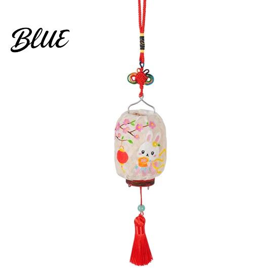 Mini Lantern Crafts Oil Paper Bamboo Weaving Kit  DIY Painting for Craft Set Mid-Autumn Festival  Handmade Handheld Assembly Toy Kids Adults