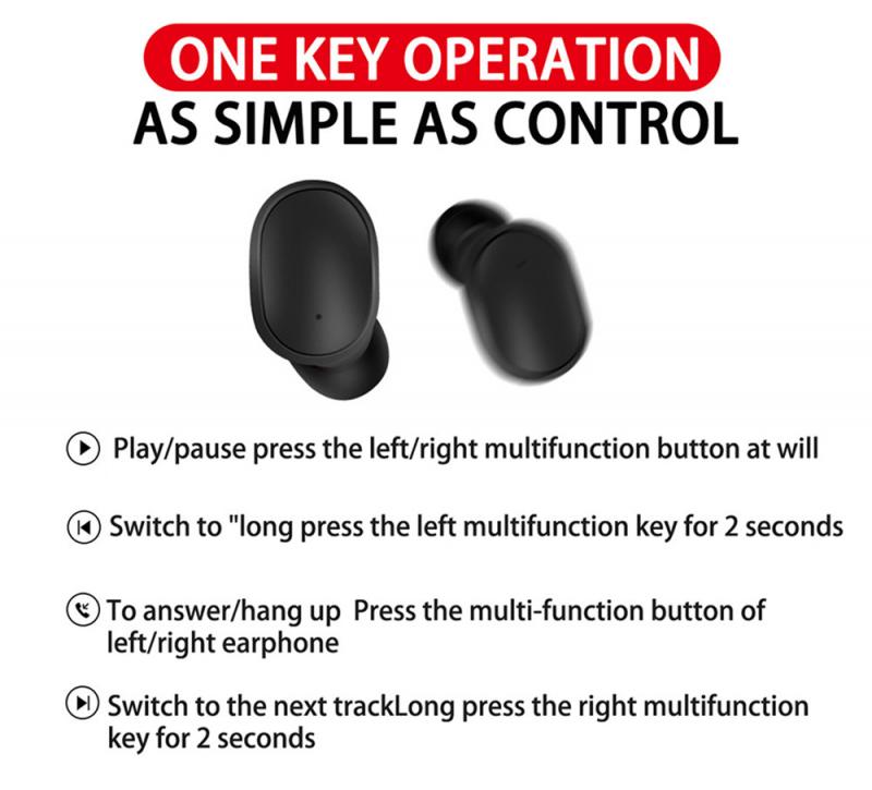 Buy TWS A6S Bluetooth Headset Wireless 