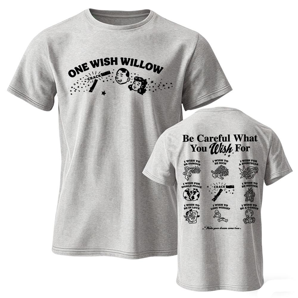 Film Obsession Ein Wunsch Weide T-Shirt Kurzarm Baumwolle Sommer Lässig T-Shirts Unisex Streetwear Mode Grafik T-Shirts