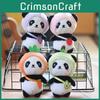 Adorable Plush Panda Keychain Soft Pp Cotton Stuffed Animal Bag Pendant Cute Toy