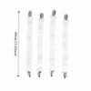 4Pcs Flexible Adjustable Bed Sheet Clips Durable Anti-slip Sofa Cushion Clips Sturdy Tablecloth Clips Home Use