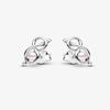 New 925 Silver Pearl Set Charms Ring Heart Earrings Beads Romantic Pendant Fit Bracelets Necklace Fine Jewelry Gift