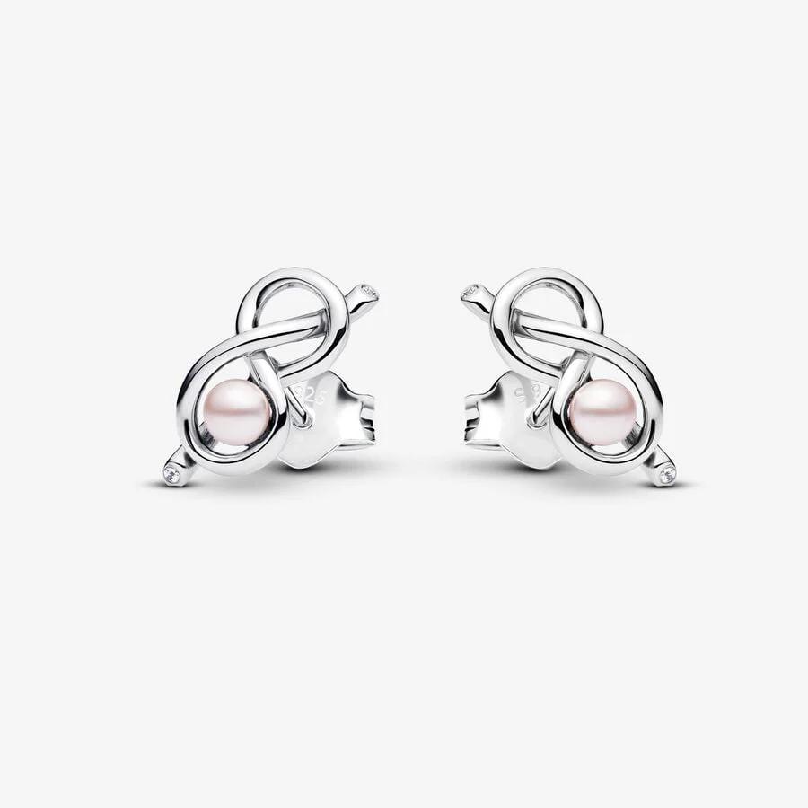 New 925 Silver Pearl Set Charms Ring Heart Earrings Beads Romantic Pendant Fit Bracelets Necklace Fine Jewelry Gift