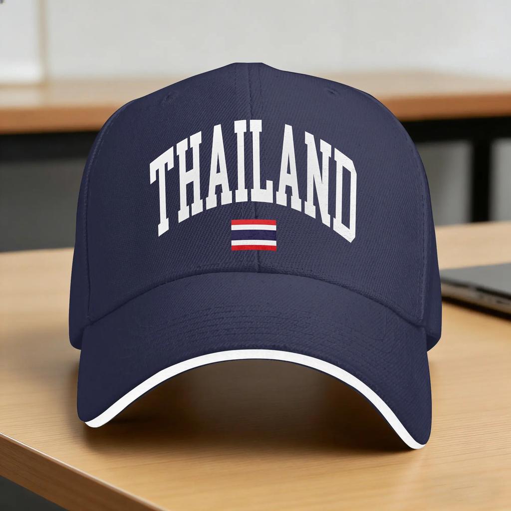 Thailand Flagge Baseballkappe Stilvolle Trucker-Kappe Sommer Unisex Damen Outdoor-Sport Baseballkappen