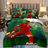 Bettbezug Luxuriös Fußballstar Cri-stiano Ronaldo Druck Bettwäsche Set Bettbezug Bett Jugend Kinder Mädchen Jungen Geburtstagsgeschenk