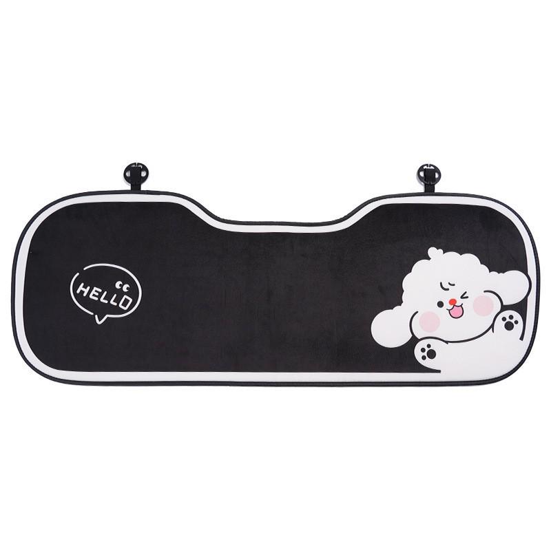 Plush Cartoon Car Neck and Lumbar Support Cushion