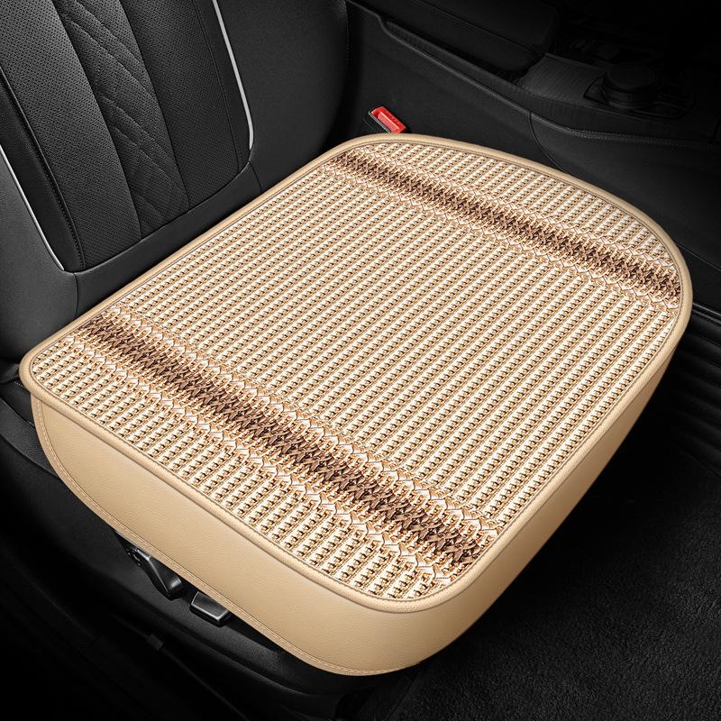 Ledově hedvábný chladivý letní potah na polštář sedadla do auta Tkaný prodyšný Univerzální na přední a zadní sedadla Chladivá podložka Auto interiérové doplňky