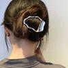 Vintage Hollow Geometric Hair Clips Metal Hair Claw Barrettes Hairpin Ponytail Claw Clip Women Hair Accessories Gifts