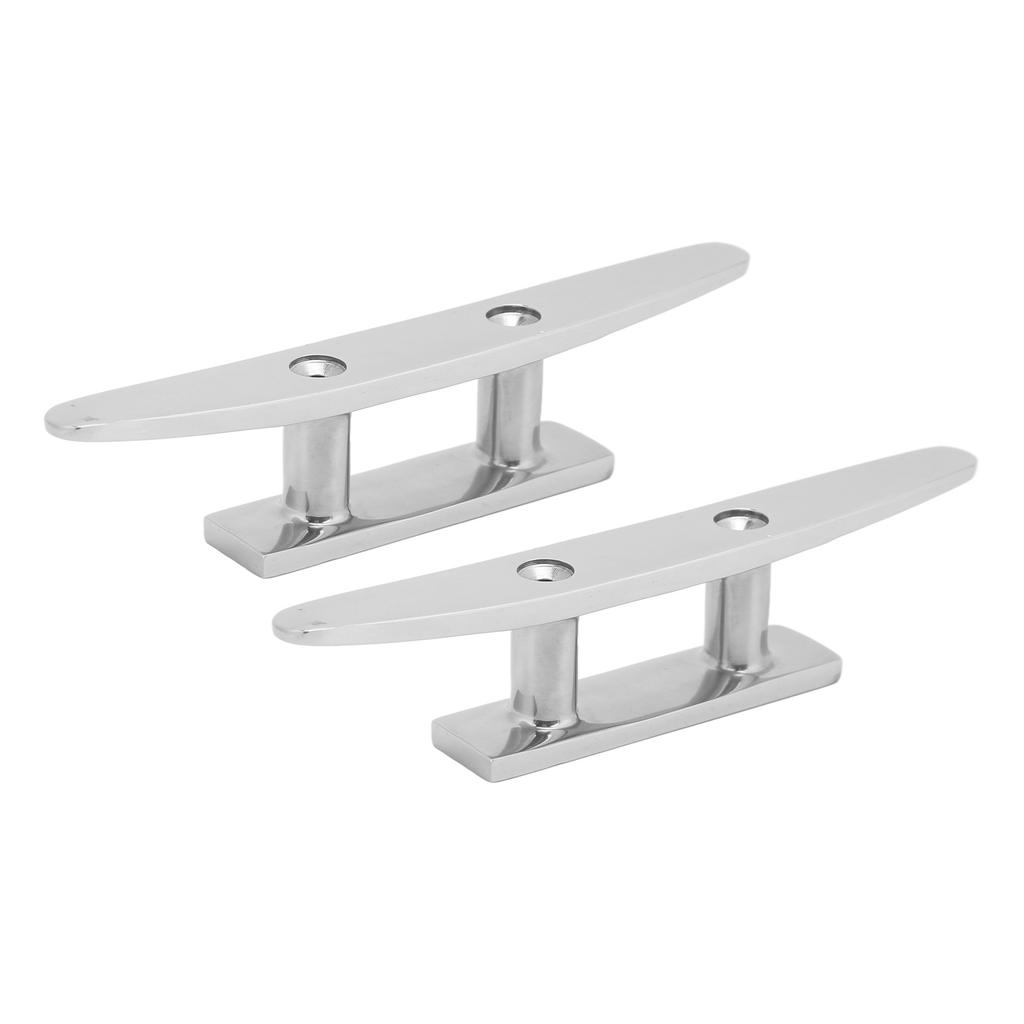 2 Stück Bootsklampe offene Basis 5 Zoll Universelle Passform für Wasserfahrzeug Boot Yacht Kajak Jet Ski Docks Decks