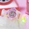 Cute Creative Unicorn Beach Theme Luminous Watch Colorful Electronic Watch for Christmas and Halloween Gifts