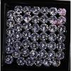 Natural White Sapphire Loose Gemstone 50 pcs Lot Round Cut September Birthstone for Gem Collections