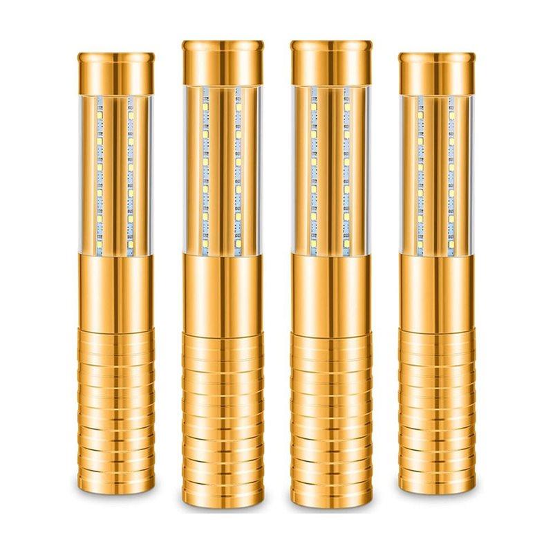 

Fresh LED Strobe Baton Rechargeable Handheld Flashing Club Signs 4 Pcs Upgrade Bottle Service Lights For Girls золотой