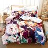 3d Anime Princess Connect! Re Dive Bedding Set Printed EU single Comforter Quilt Bed Cover Duvet Cover Pillow Case 3 Pieces Sets