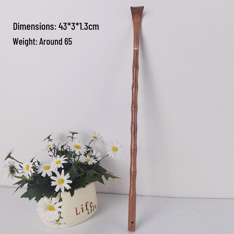 Rosewood Back Scratcher (Bamboo Joint Style, 2-Pack)
